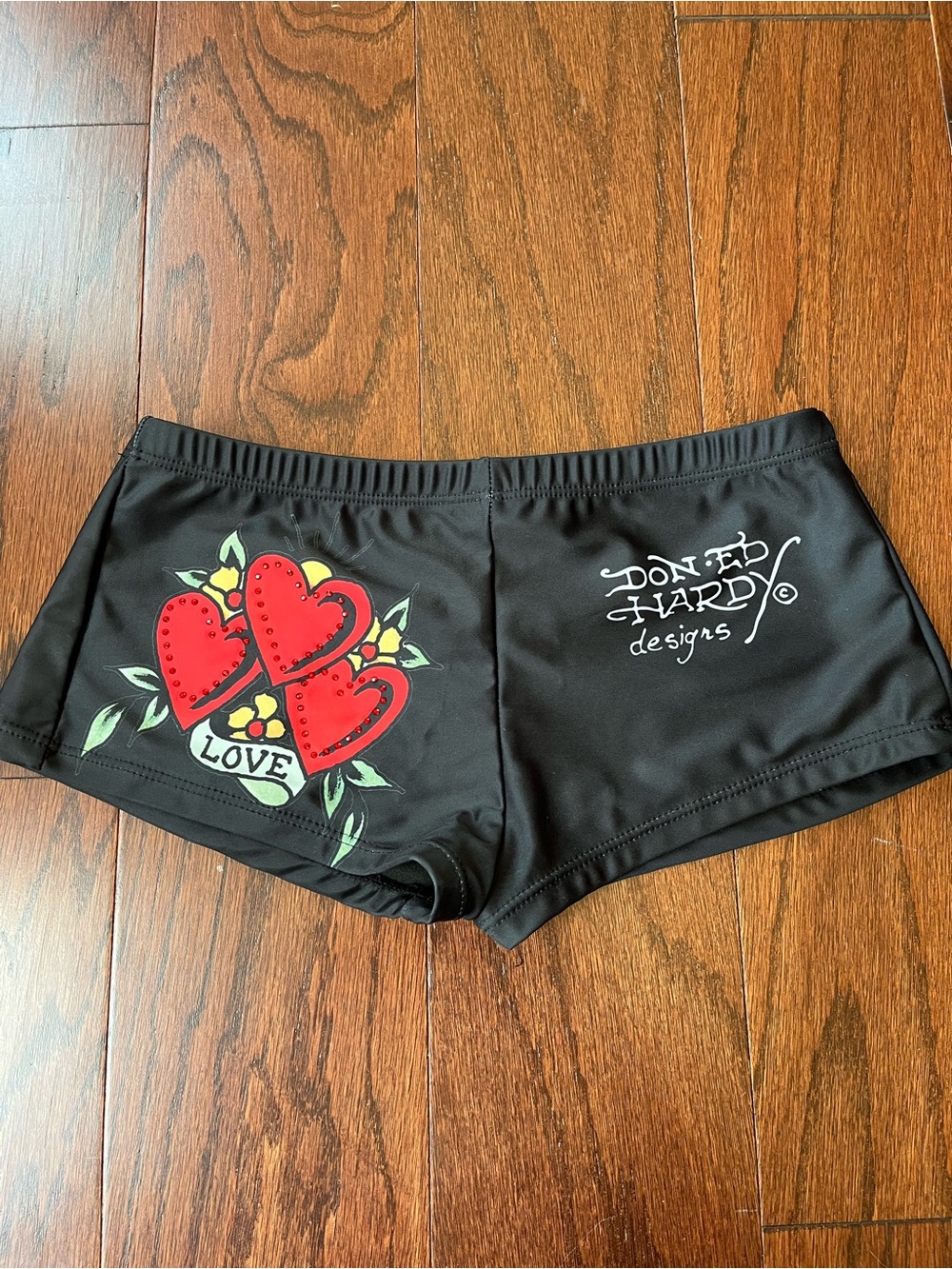 Ed Hardy women’s bikini boy shorts, brand new, never worn